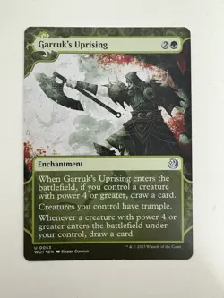 Garruk’s Uprising Showcase MTG Magic the Gathering Card NM Near Mint WOT - Image 1
