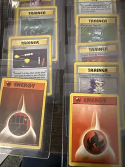 Lot of 37 Vintage Trainers and Energy MP Pokemon Card TCG 1st Edition Shadowless - Image 4