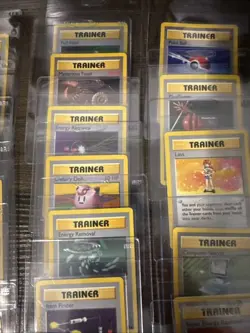 Lot of 37 Vintage Trainers and Energy MP Pokemon Card TCG 1st Edition Shadowless - Image 5