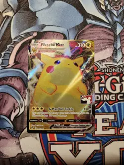 2022 Pokemon Pikachu VMAX 044/185 Play! Prize Pack Series 1 Card Holo NM - Image 1