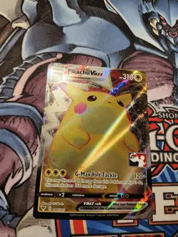 2022 Pokemon Pikachu VMAX 044/185 Play! Prize Pack Series 1 Card Holo NM - Image 2