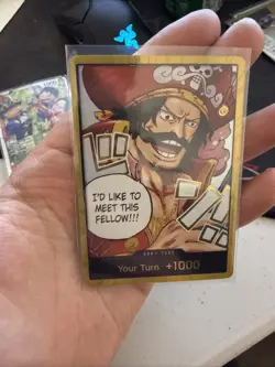 One Piece Gol.D.Roger GOLD DON!! Card (OP-13) English - Image 1