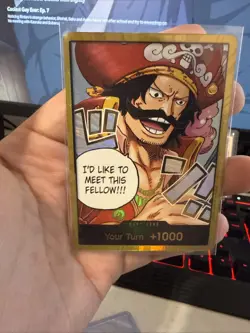 One Piece Gol.D.Roger GOLD DON!! Card (OP-13) English - Image 3