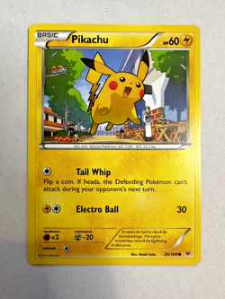 2015 Pokemon Card TCG Pikachu Roaring Skies 20/108 Non Holo Rare NM or better - Image 1