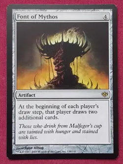 Magic The Gathering CONFLUX FONT OF MYTHOS artifact card MTG - Image 1