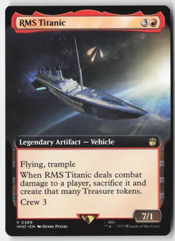 MTG - RMS Titanic (Extended Art) R Universes Beyond: Doctor Who 389 LP-NM - Image 1