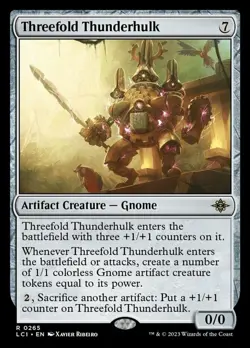 x1 Threefold Thunderhulk - Lost Caverns of Ixalan - NM - MTG - Image 1