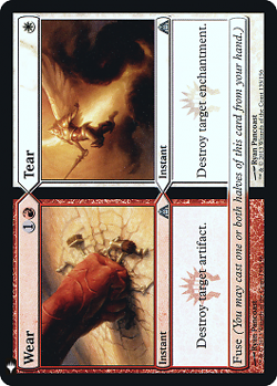 Magic MTG - Wear // Tear - Mystery Booster - EXC - EN - FOIL - Image 1