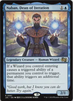 Naban, Dean of Iteration (Anime) R Foundations Jumpstart 61 LP-NM - Image 1