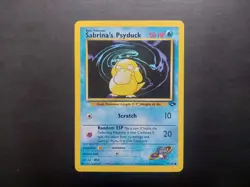 Pokemon - Sabrina's Psyduck 99/132 Common Gym Challenge - Image 1