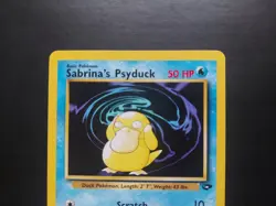 Pokemon - Sabrina's Psyduck 99/132 Common Gym Challenge - Image 2