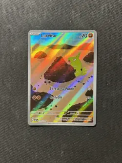 Pokemon TCG Larvitar 203/197! MP Condition! See Description! - Image 1