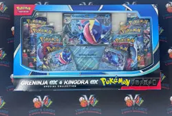 Pokemon TCG Greninja ex & Kingdra ex Special Collection (Ready To Ship) w/ Extra - Image 1