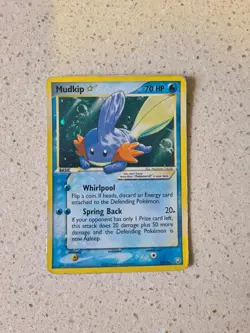 Pokemon Ex Team Rocket Returns Gold Star Mudkip Holo 107/109 - Image 1