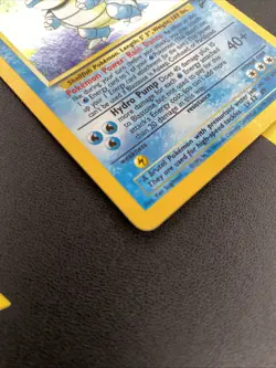 Pokemon TCG Blastoise Base Set 2 2/130 Holo Unlimited Holo MP ( Swirl ) - Image 2