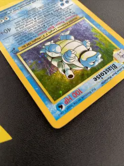 Pokemon TCG Blastoise Base Set 2 2/130 Holo Unlimited Holo MP ( Swirl ) - Image 4