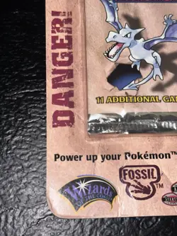 1999 Pokemon Fossil Blister Pack - Factory Sealed (Unopened) WOTC Aerodactyl - Image 5