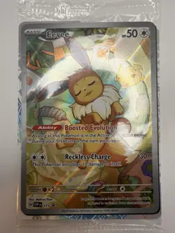 Pokemon TCG Eevee 173 Holo Promo Prismatic Evolutions ETB Sealed Card - Image 1