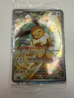 Pokemon TCG Eevee 173 Holo Promo Prismatic Evolutions ETB Sealed Card - Image 2