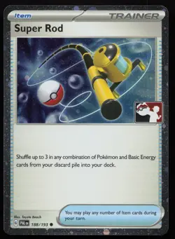 Pokemon Super Rod 188/193 Prize Pack Series Cards Cosmo Holo Pack Fresh - NM - Image 1