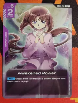Gundam Card Game Awakened Power GD02-110 NM Dual Impact English Foil - Image 1