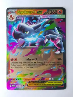 Mega Charizard X EX 013 Phantasmal Flames Pokemon card - Image 1