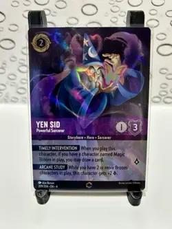 Yen Sid Powerful Sorcerer Enchanted 209/204 Disney Lorcana Ursula’s Return ?? - Image 1
