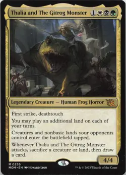 Thalia and The Gitrog Monster M March of the Machine 255 - LP MTG - Image 1