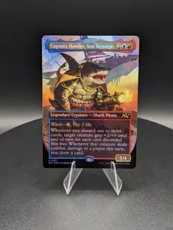 Captain Howler, Sea Scourge (Borderless) Aetherdrift Foil - Image 1