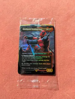 FOIL Deadpool Mtg Secret Lair - With Harmless Offering - Sealed in plastic wrap - Image 1