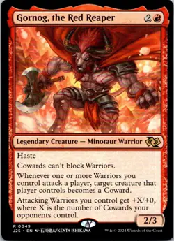 Gornog, the Red Reaper (Anime) R Foundations Jumpstart 49 NM - Image 1