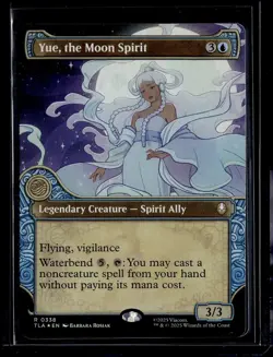 Yue, the Moon Spirit (Showcase) - 338 - Foil - TLA - NM - MTG - Image 1