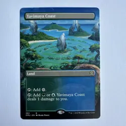 Yavimaya Coast (Borderless) 382 NM Normal R Dominaria United MTG - Image 1