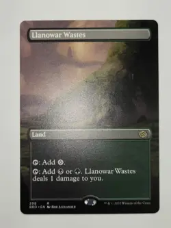MTG LLanowar Wastes The Brothers' War 299 Regular Rare - Image 2