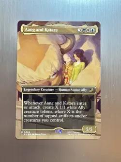 Aang And Katara - 69 - MTG Avatar: The Last Airbender - Borderless - Regular - Image 1