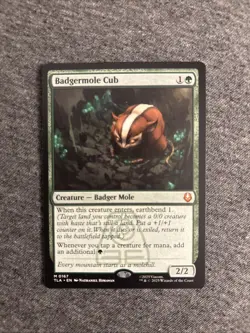 Mtg Badgermole Cub! x1 Pulled In Prerelease - Image 1