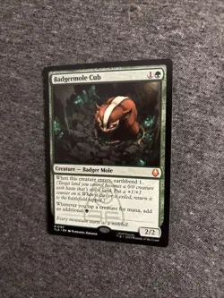 Mtg Badgermole Cub! x1 Pulled In Prerelease - Image 3