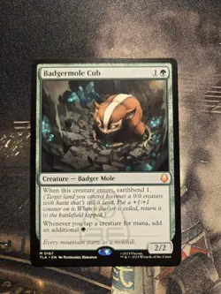 Avatar: The Last Airbender Badgermole Cub Mtg Magic - Image 1