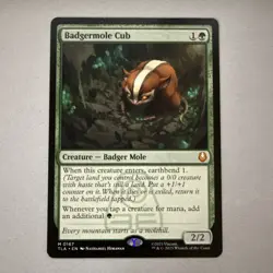MTG Avatar the Last Airbender - Badgermole Cub #0167 - Mythic Rare non-Foil - Image 1