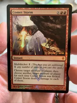 Magic The Gathering - FOIL PROMO - Comet Storm - Image 1
