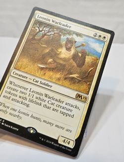 Leonin Warleader Magic 2019 M19 MTG Magic The Gathering 340 - Image 2