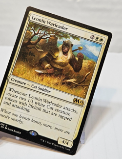 Leonin Warleader Magic 2019 M19 MTG Magic The Gathering 340 - Image 4
