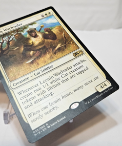 Leonin Warleader Magic 2019 M19 MTG Magic The Gathering 340 - Image 5