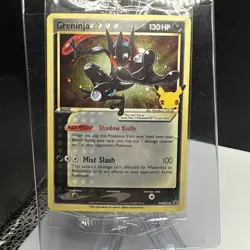 Pokemon TCG Greninja Gold Star SWSH144 - Celebrations Black Star Promo - Sealed - Image 1