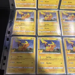 LOT OF 5: (4) 2021 Pokemon 25th Anniversary General Mills Promo #SWSH039 Pikachu - Image 2