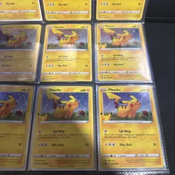 LOT OF 5: (4) 2021 Pokemon 25th Anniversary General Mills Promo #SWSH039 Pikachu - Image 3