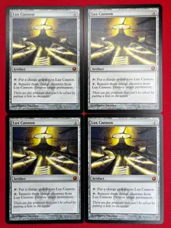 MTG 4X Lux Cannon X4 Scars of Mirrodin Magic - LP/NM - Image 1