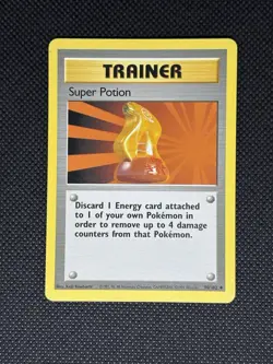 Pokemon TCG SUPER POTION 90/102 Base Set WOTC - Image 1