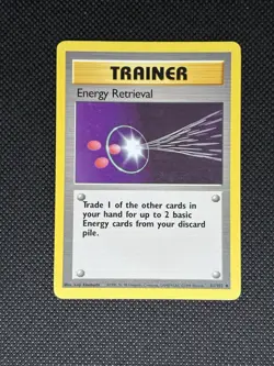 Pokemon TCG ENERGY RETRIEVAL 81/102 Base Set WOTC - Image 1