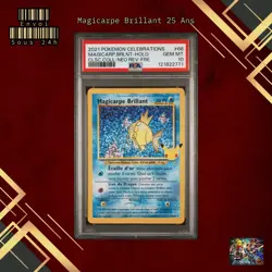 🇫🇷 MAGICARPE BRILLANT PSA 10 - 25 ANS CELEBRATIONS 66/64 FR Carte Pokemon 🇫🇷 - Image 1
